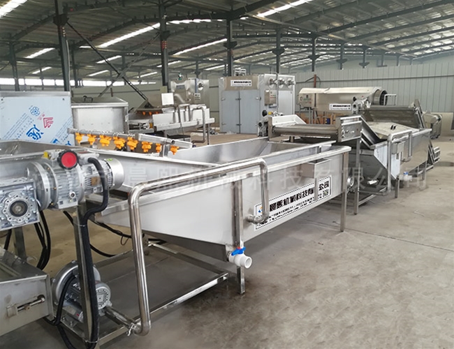 家庭配送連鎖店使用晨曦凈菜加工成套設(shè)備生產(chǎn)成本降低晨曦